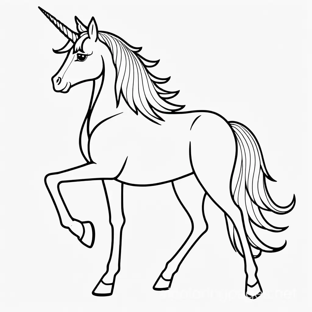 Prism-Tail-Unicorn-Coloring-Page-for-Kids-Simple-Line-Art-on-White-Background