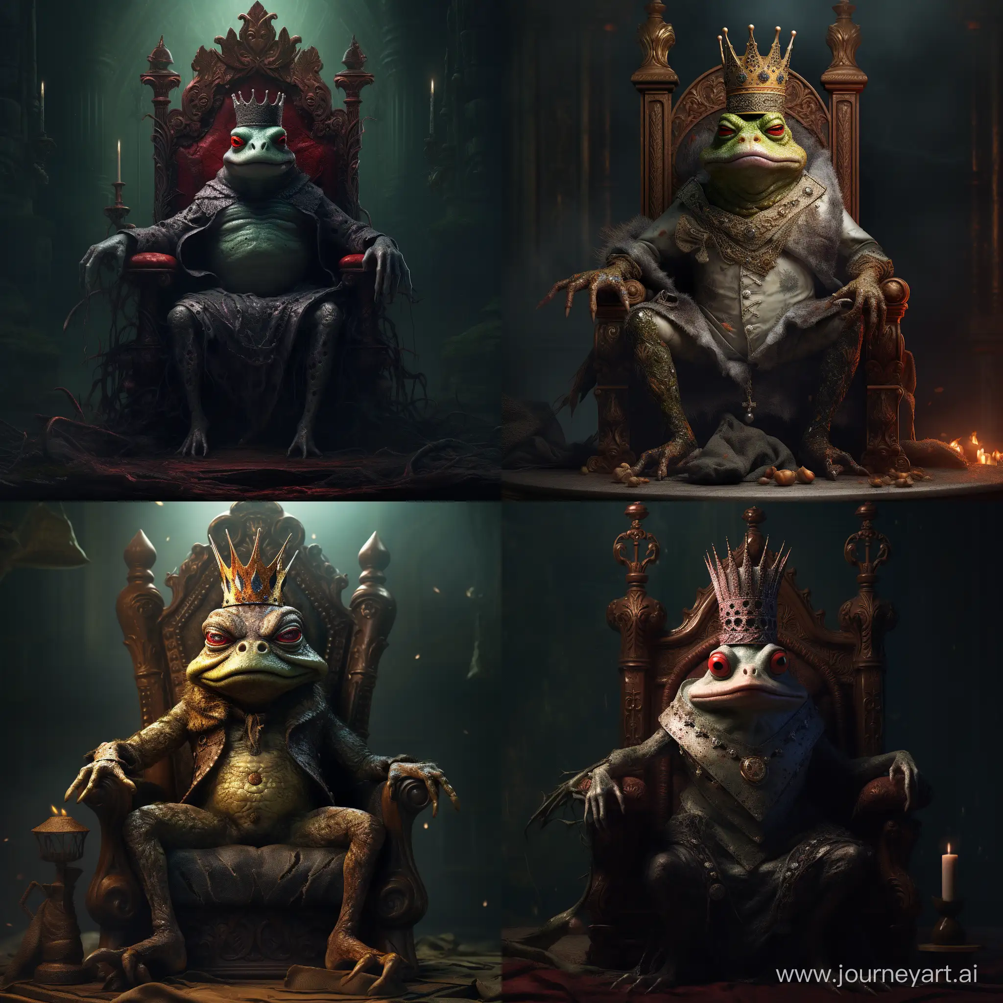 Malevolent-Frog-King-on-Sinister-Throne