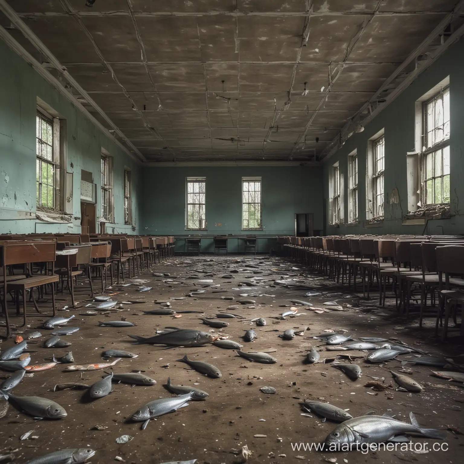 Exploring-an-Abandoned-School-with-a-Giant-Fish-and-Children