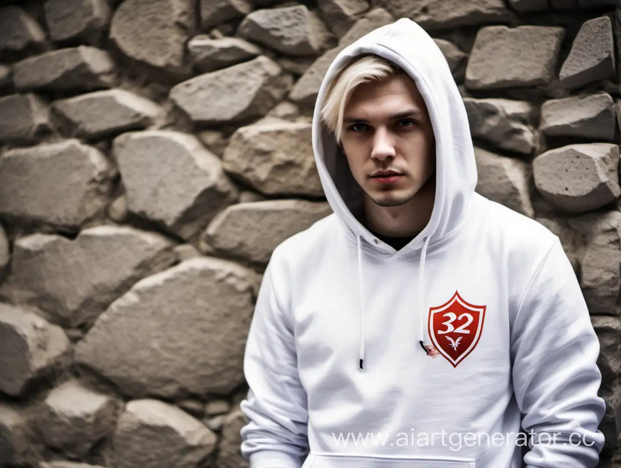 Young-Man-in-STRAY-Game-Hoodie-Poses-by-Stone-Wall