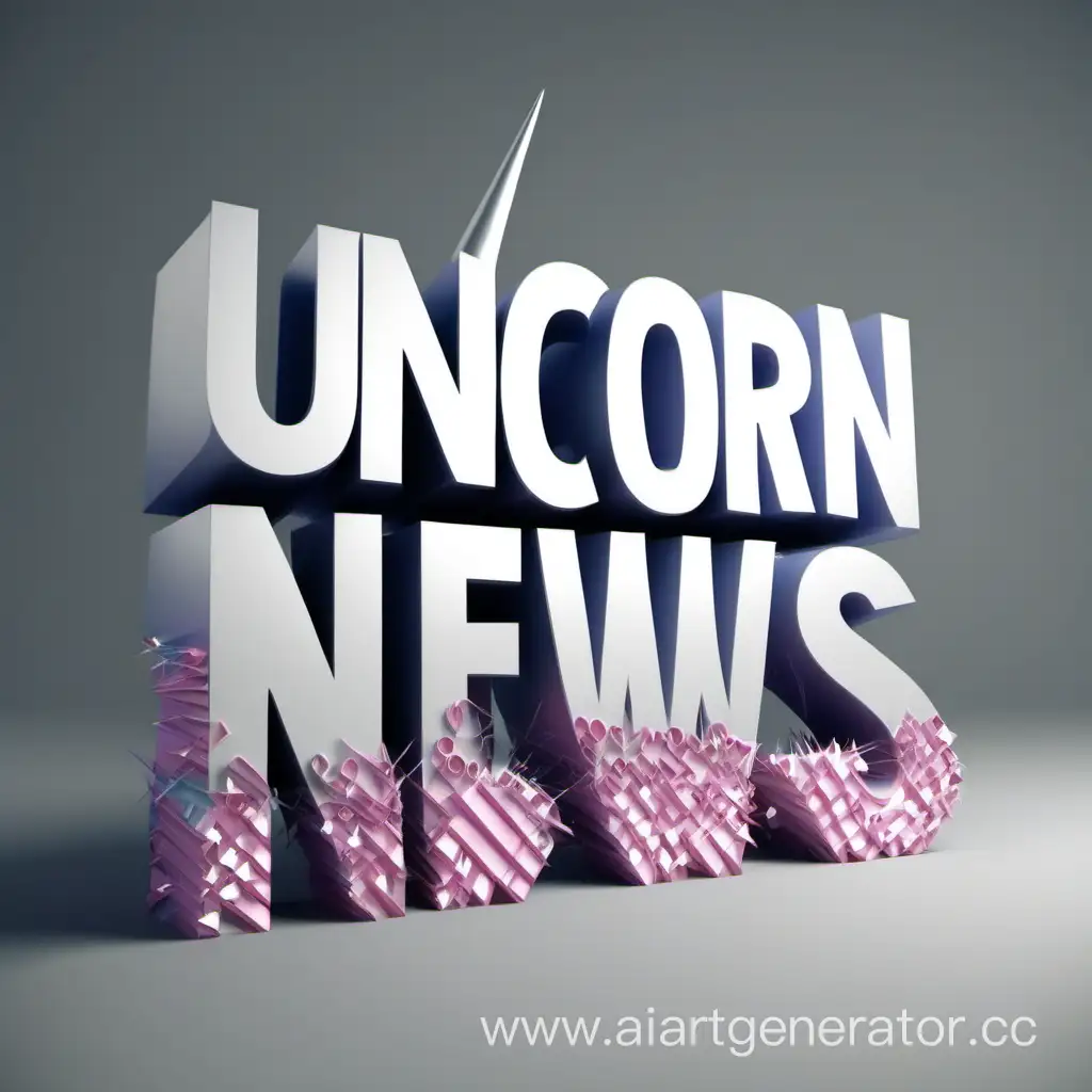 Vibrant-3D-Inscription-of-Unicorn-News