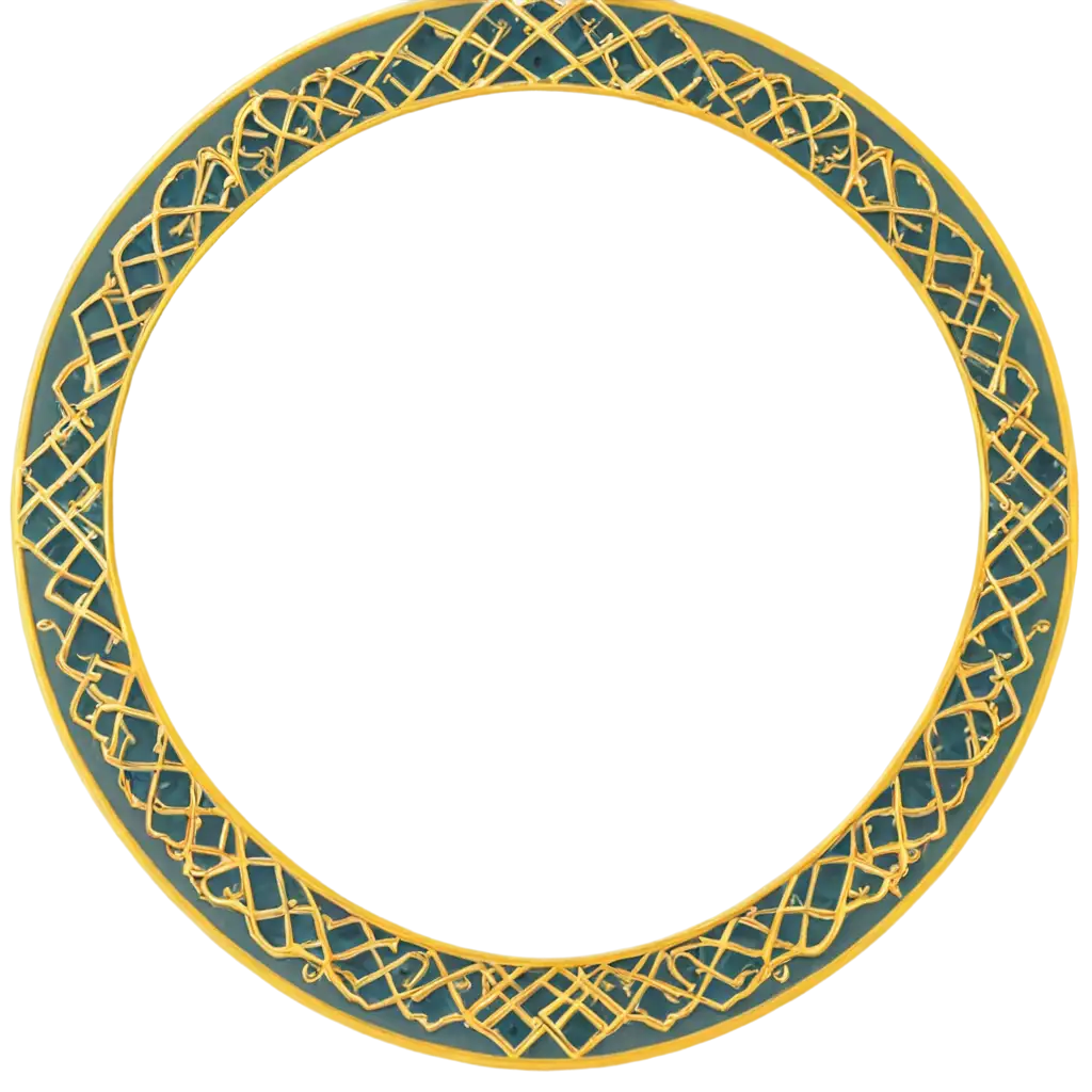 Exquisite-Islamic-Frame-PNG-Elevate-Your-Designs-with-Intricate-Islamic-Art