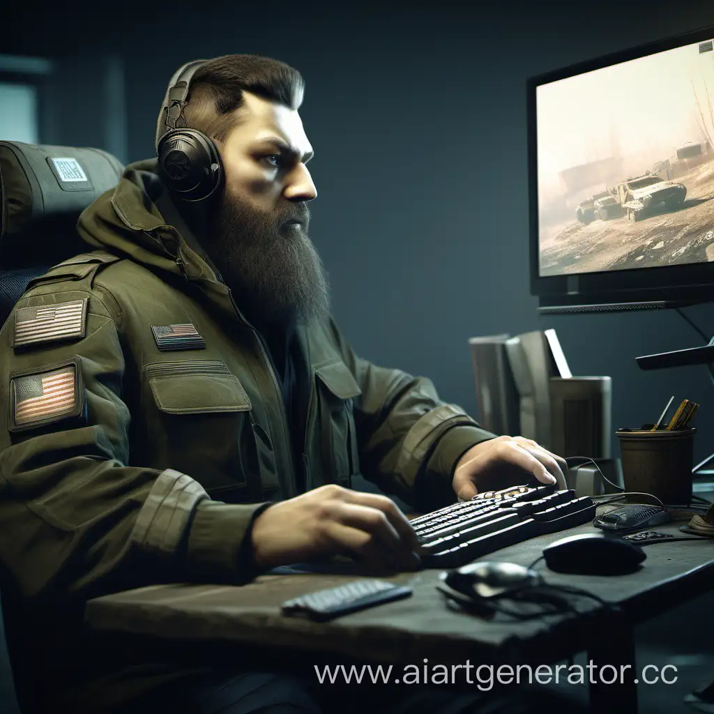 Bearded-Businessman-Playing-Escape-from-Tarkov