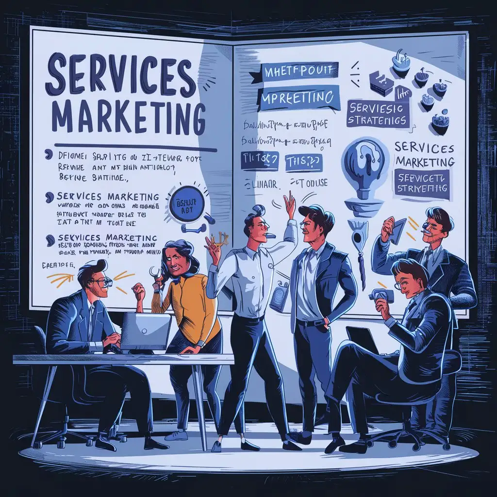 What Is Services Marketing? Definition and Tips нарисуй про это