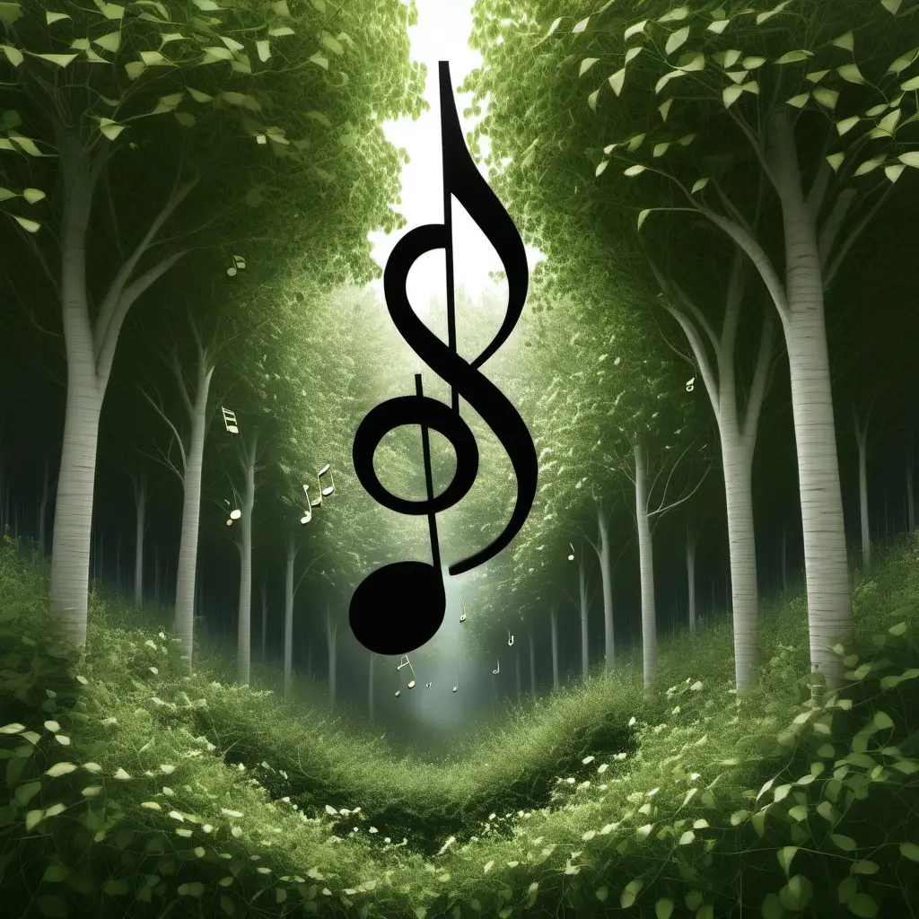 A musical note of wind through trees and elderberry bushes



