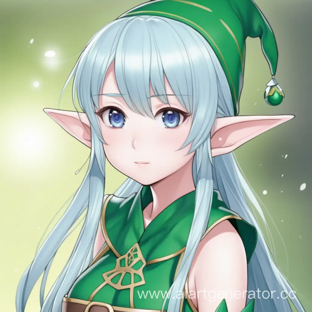 Anime-Girl-Elf-in-a-Magical-Forest
