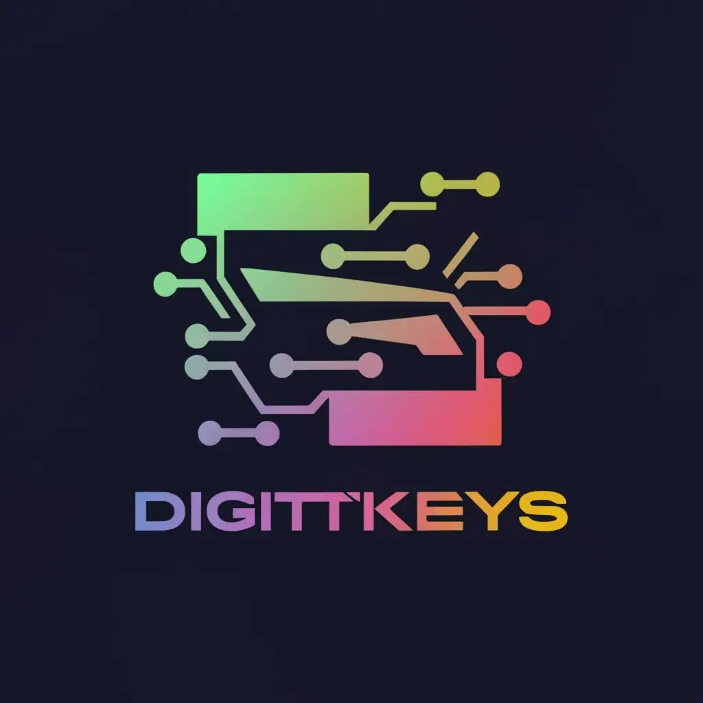 LOGO-Design-For-DigitKeys-Futuristic-Typography-Symbolizing-Digital-Key-Solutions