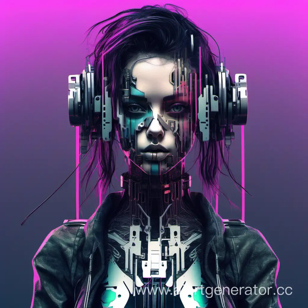 Cyberpunk-Glitch-Girl-Fragmented-in-Digital-Space
