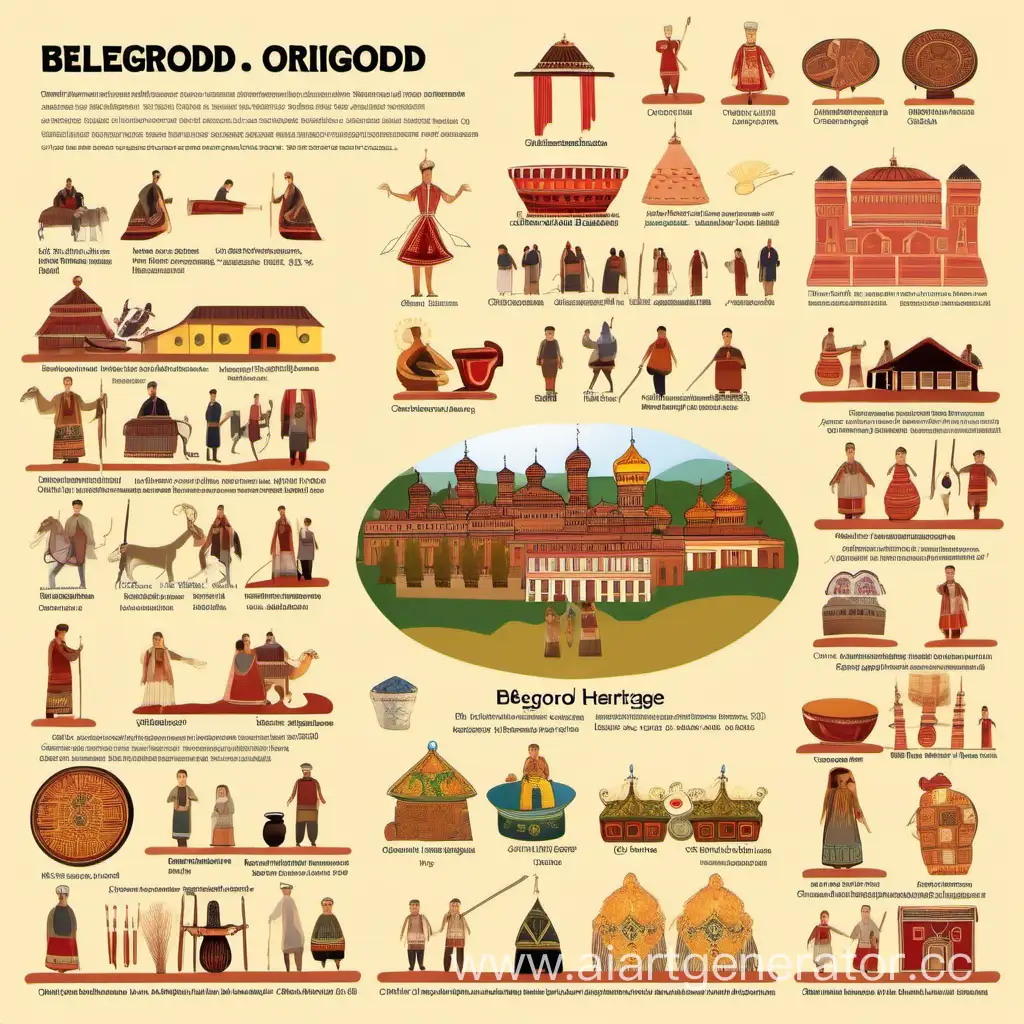 Belgorod-Region-Cultural-Heritage-Infographic-Traditional-Crafts-and-Customs