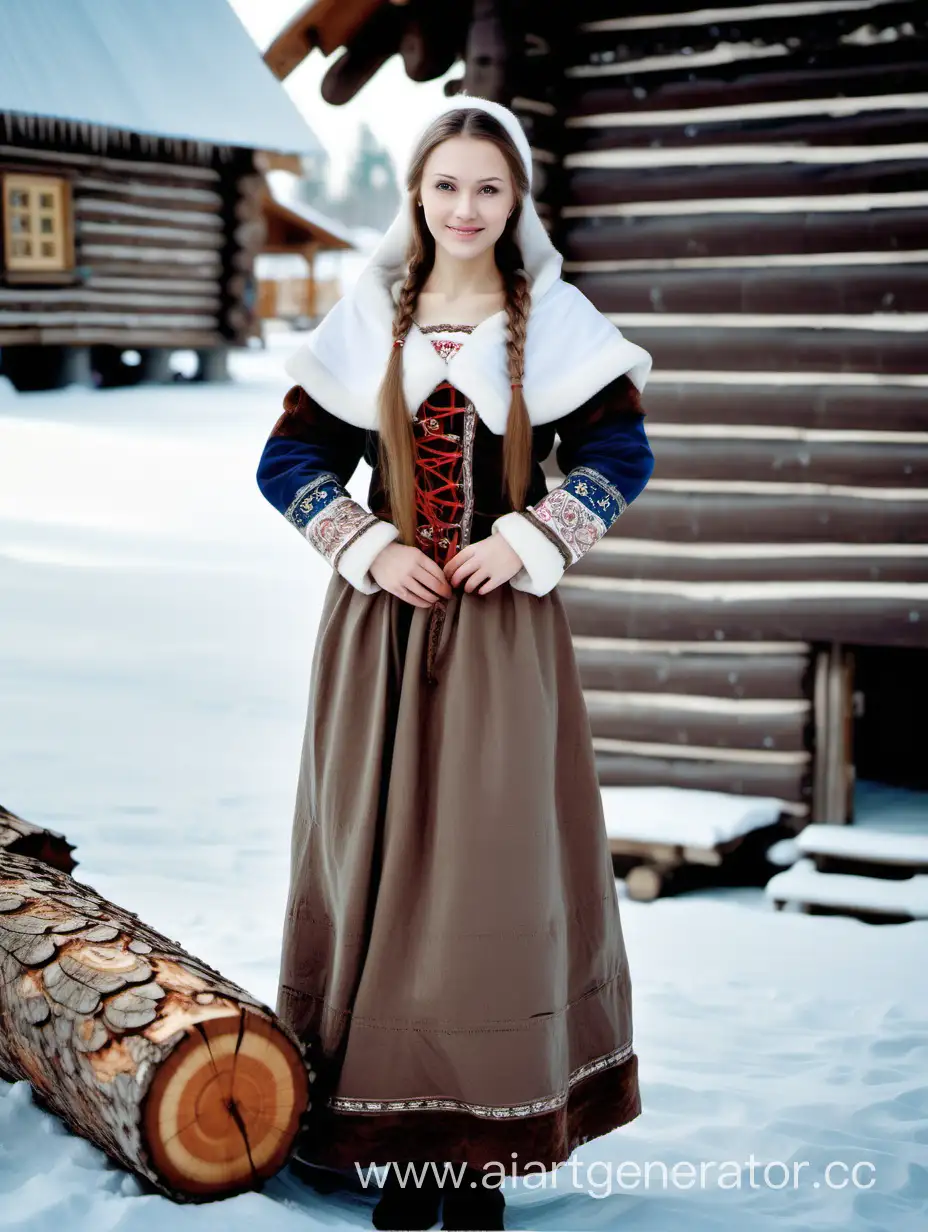 Winter-Princess-in-a-Log-Village-Palace