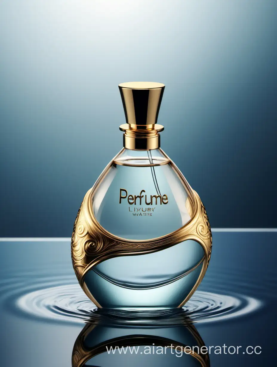 Luxury-Gold-Perfume-Bottle-in-Elegant-WaterInspired-Design