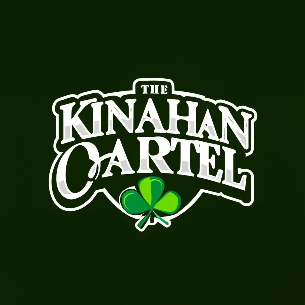 a logo design,with the text "The Kinahan Cartel", main symbol:Shamrock,Moderate,be used in Internet industry,clear background