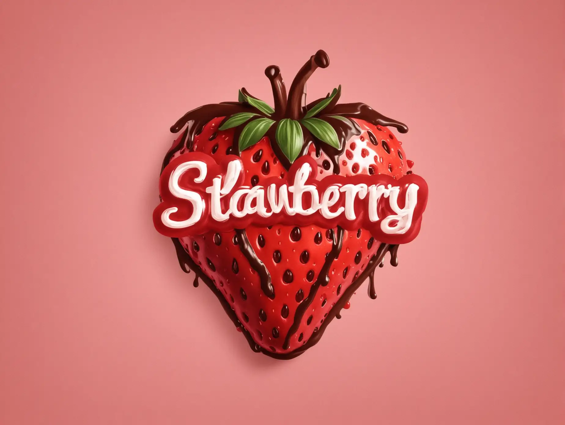 Decadent-ChocolateCovered-Strawberry-Logo-Design