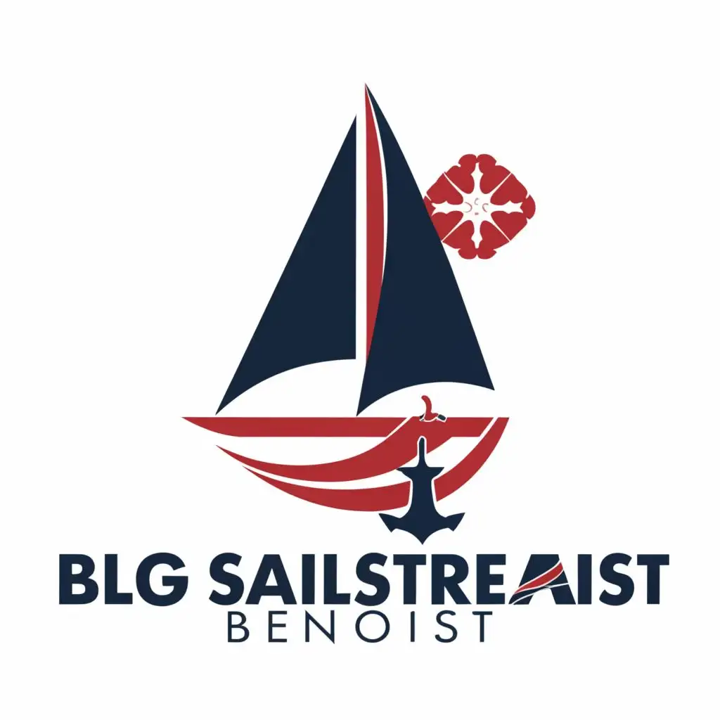 LOGO-Design-for-BLG-Sailstream-Red-Catamaran-Navy-Anchor-with-Wind-Rose-Symbolism-on-a-Clear-Background