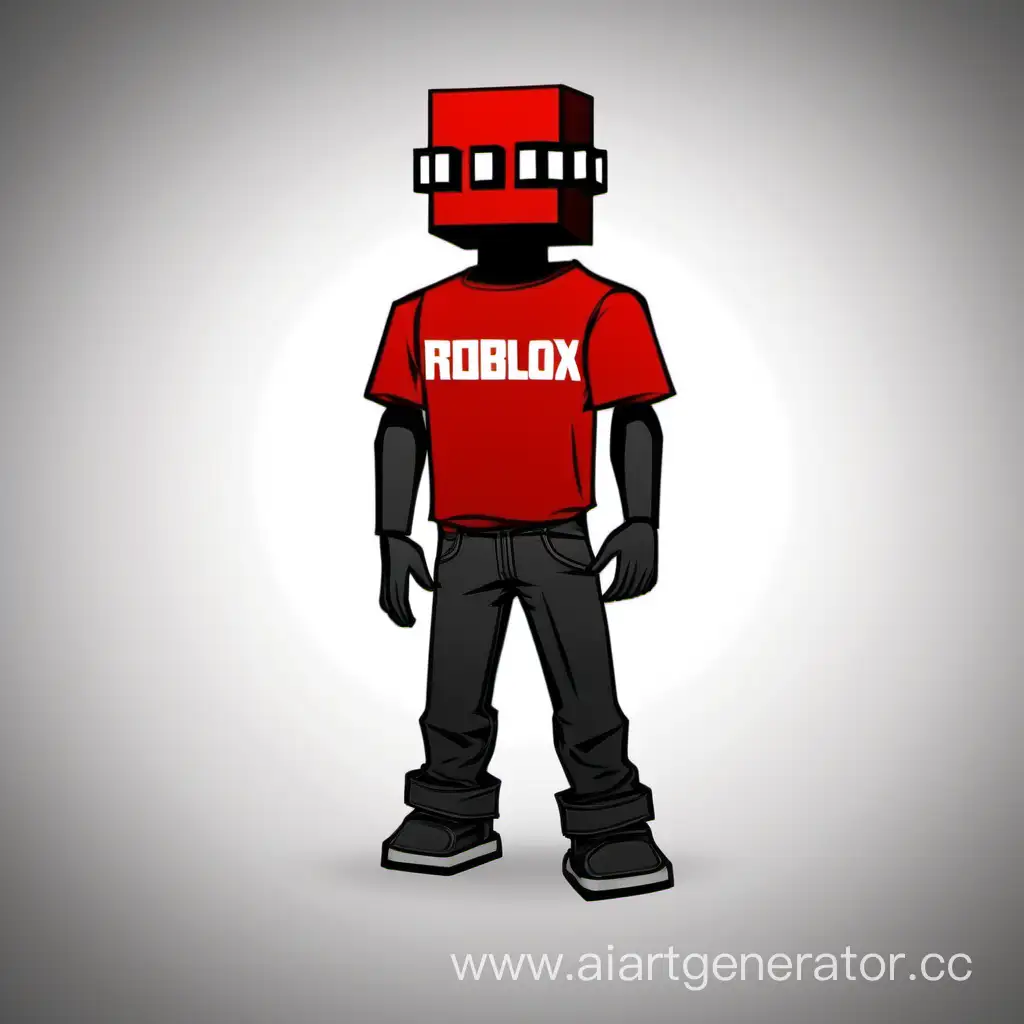 a red sign: Roblox Gamer