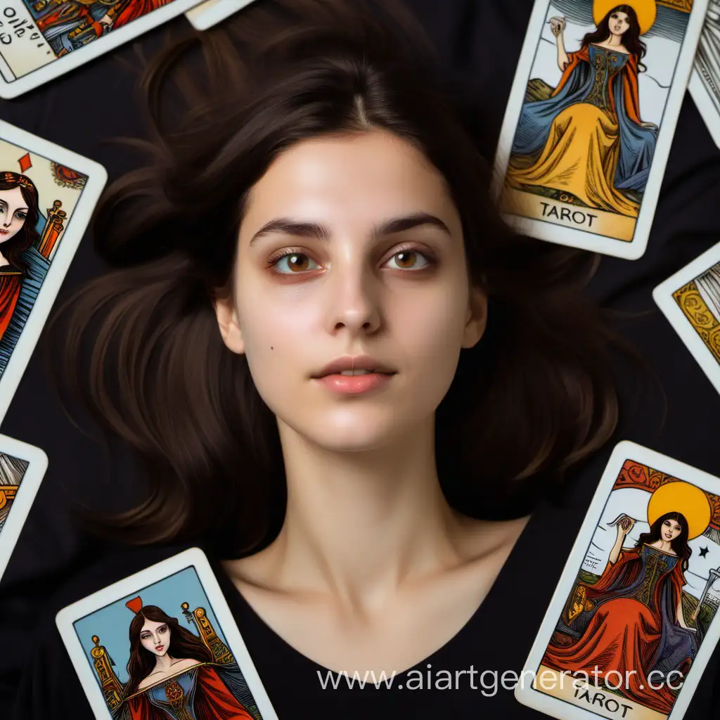 Mystical-Tarot-Card-Reading-by-Brunette-Girl-with-Natural-Charm