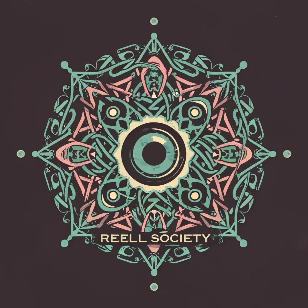 a logo design,with the text "Rebel Society", main symbol:Evil,complex,clear background