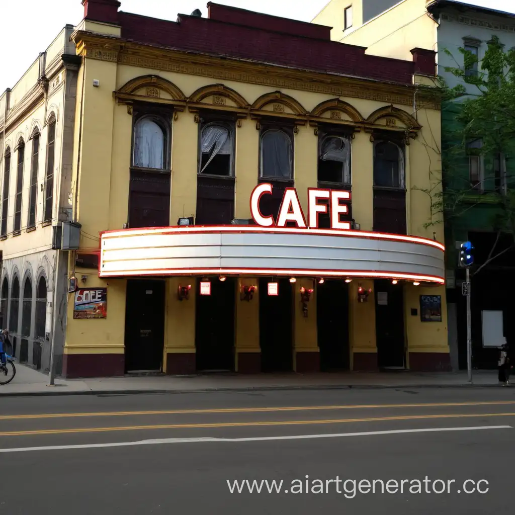 Кафе театр с улицы 