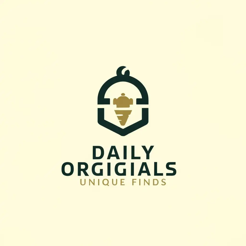 a logo design,with the text "Daily Originals", main symbol:vault
 treasure
,Moderate,be used in Retail industry,clear background
