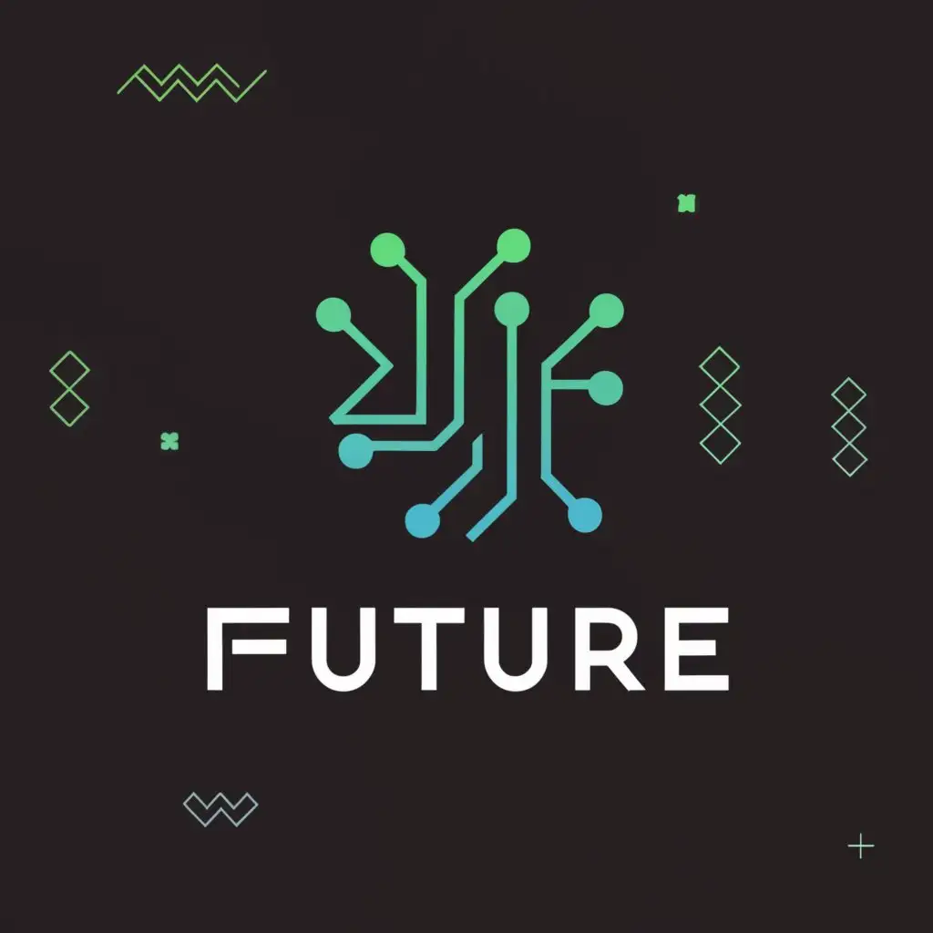 a logo design,with the text "future", main symbol:digital Products,Moderate,clear background