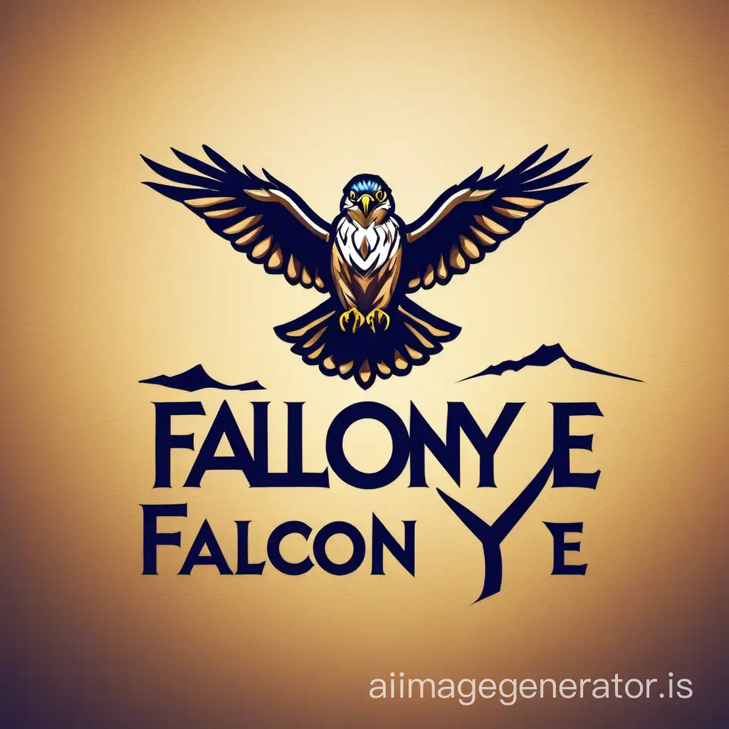 create falconeye logo for tourism company