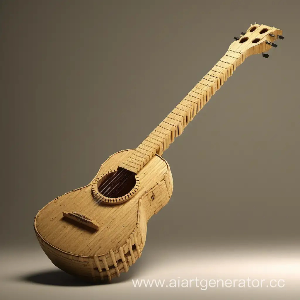 гитара из бамбука