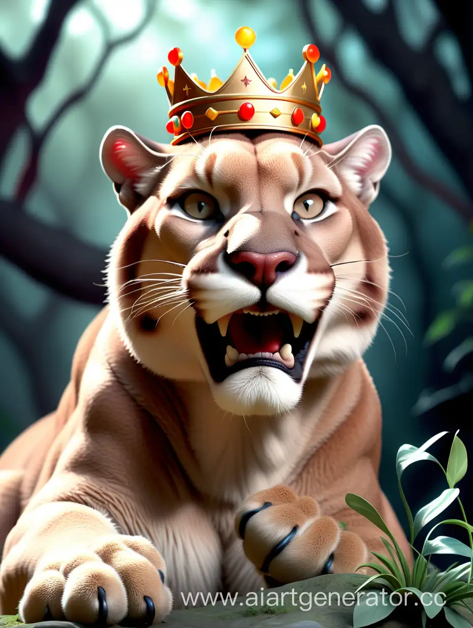 A magical cougar king 