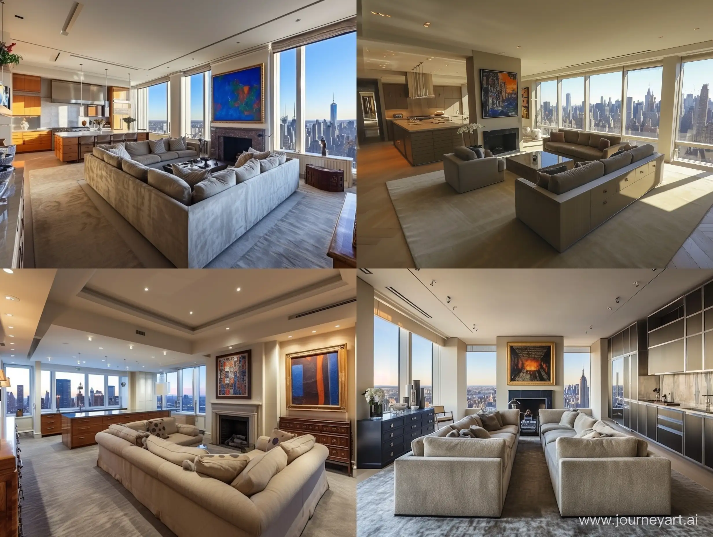 Luxurious-Manhattan-Apartments-with-Loft-Style-Living-85th-Floor-View