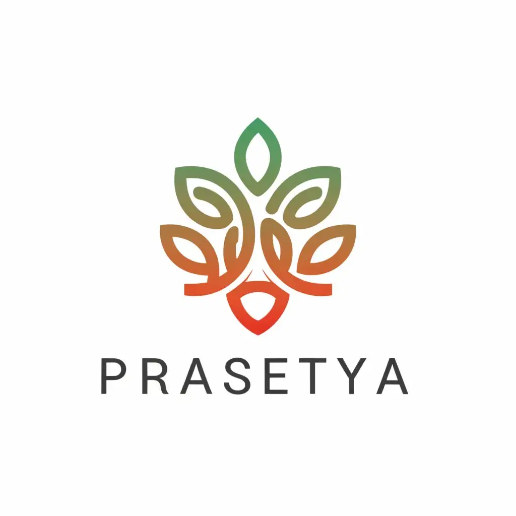 a logo design,with the text "PRASETYA", main symbol:food,complex,clear background
