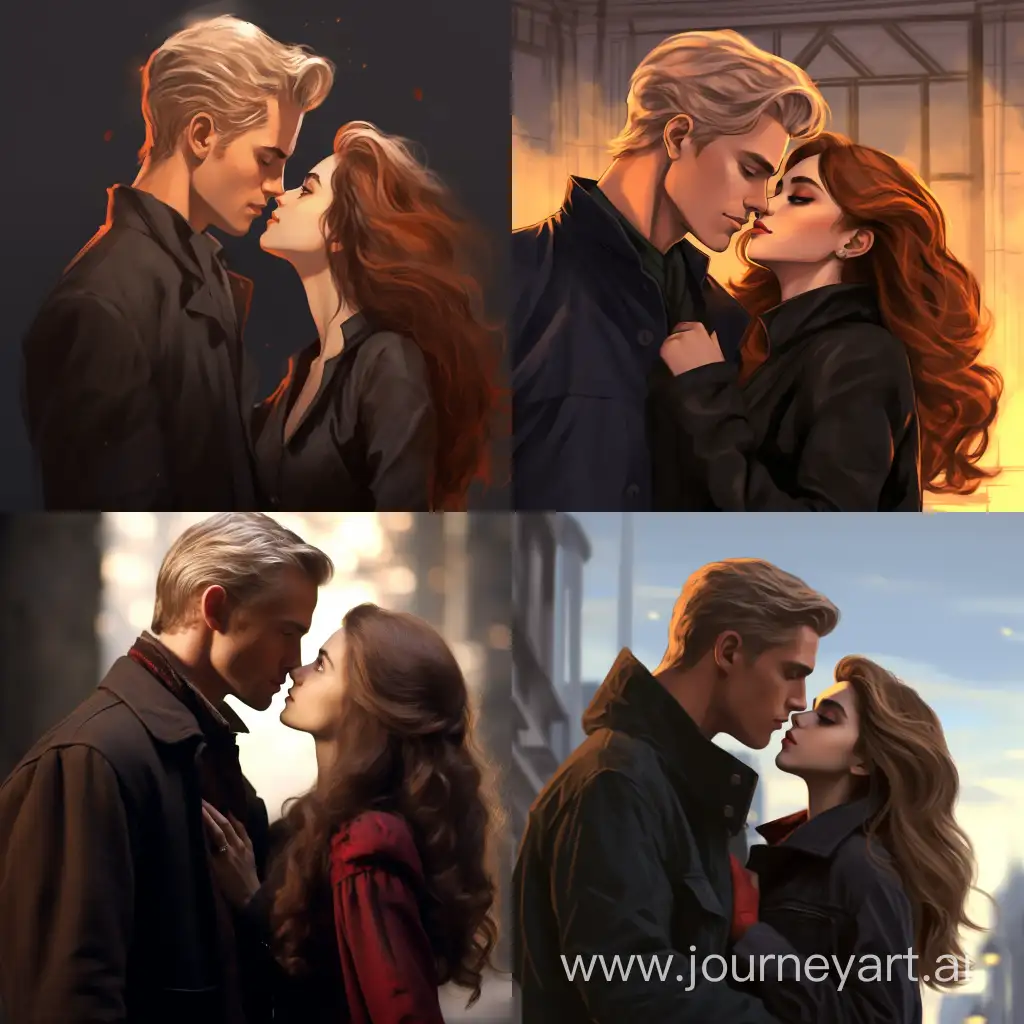 Romantic-Kiss-between-Draco-Malfoy-and-Hermione-Granger-at-Hogwarts
