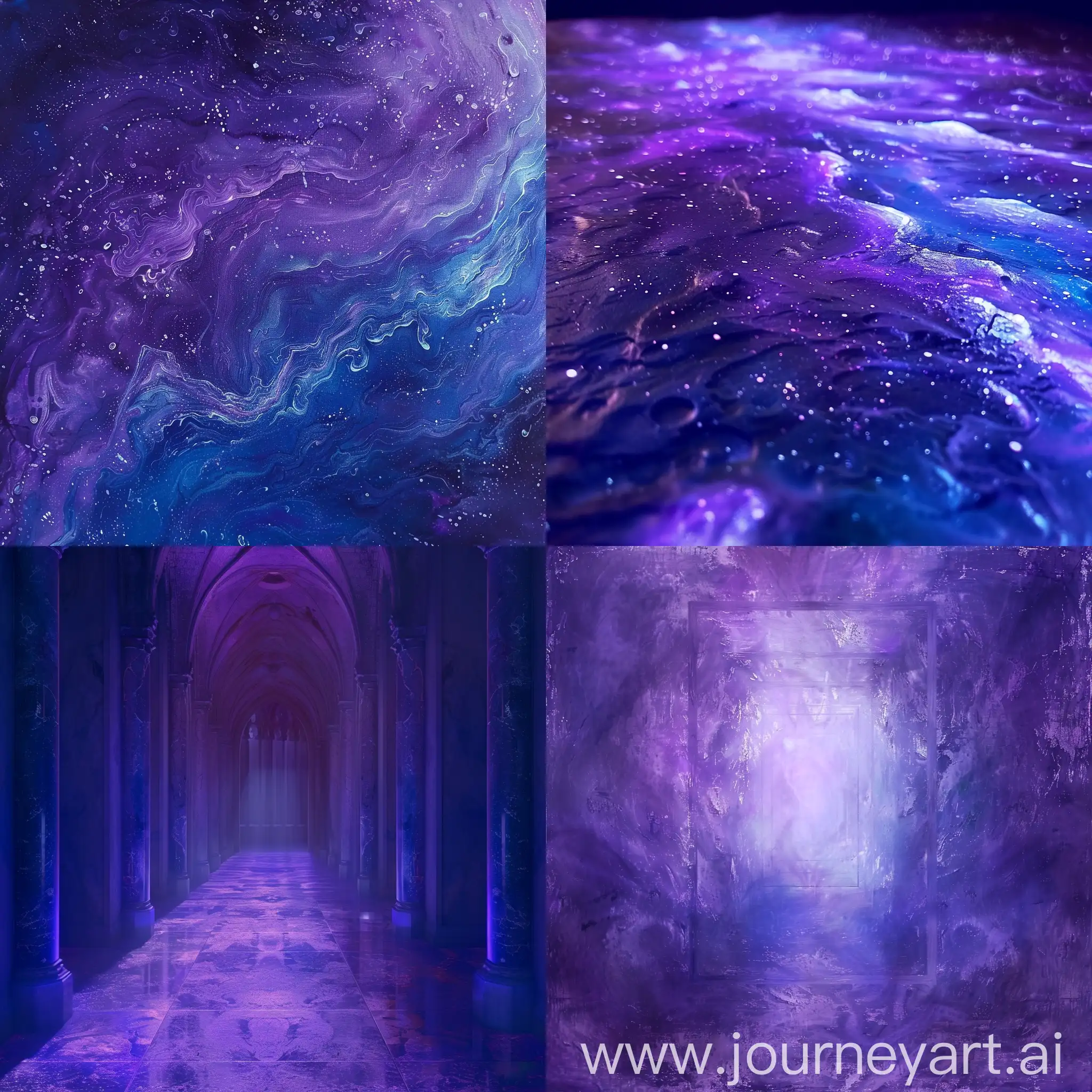 purple-blue mysteric floor