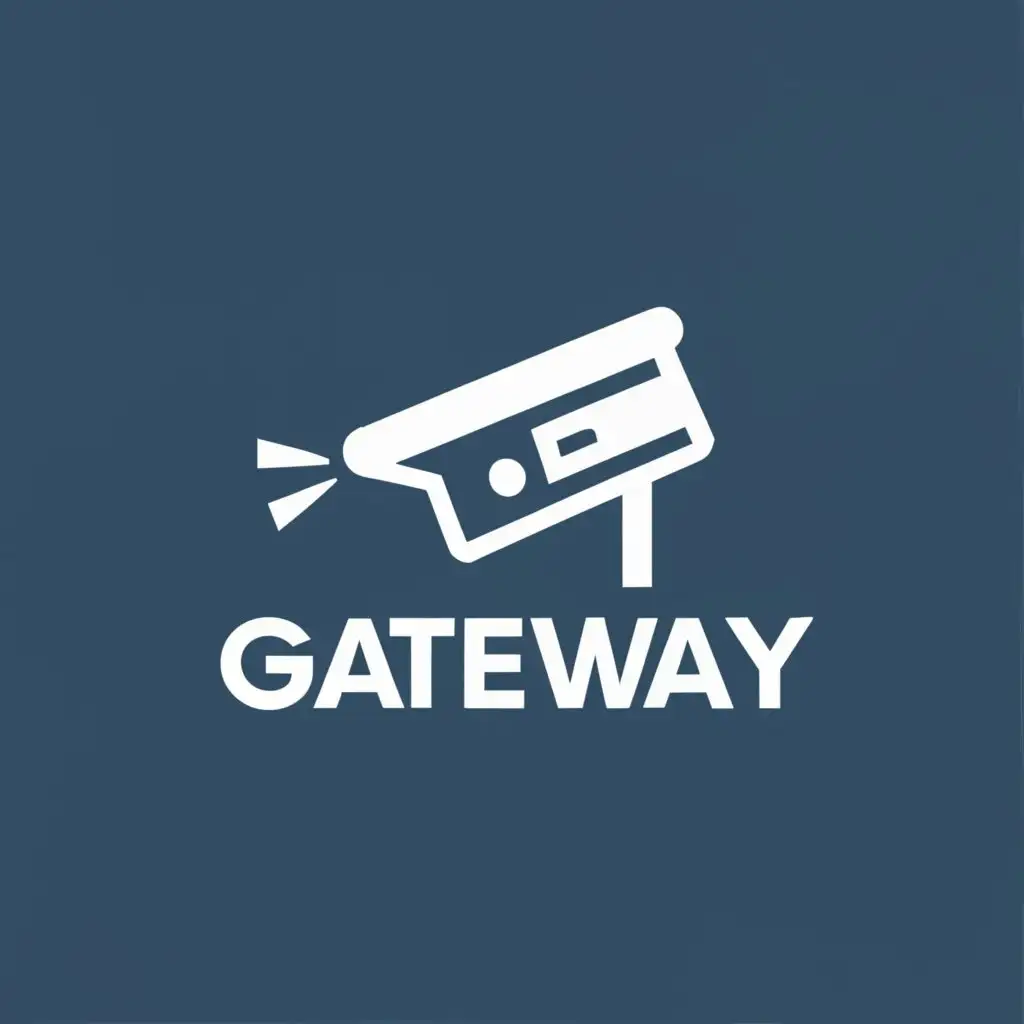 logo, Cctv, with the text "Gateway ", typography, be used in Technology industry