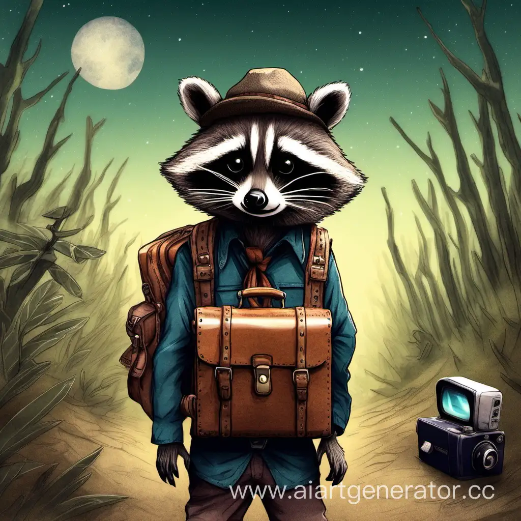 Adventurous-Raccoon-Exploring-Diverse-Landscapes