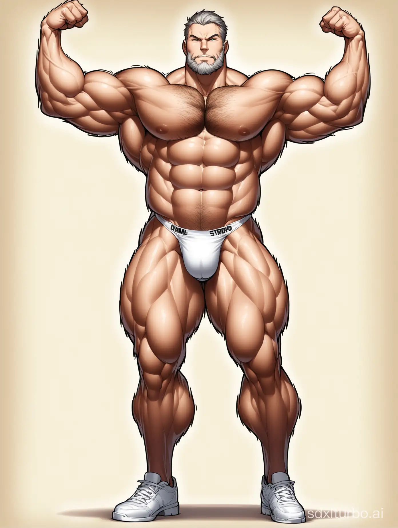 Massive-Muscle-Stud-Displaying-Biceps-in-Underwear