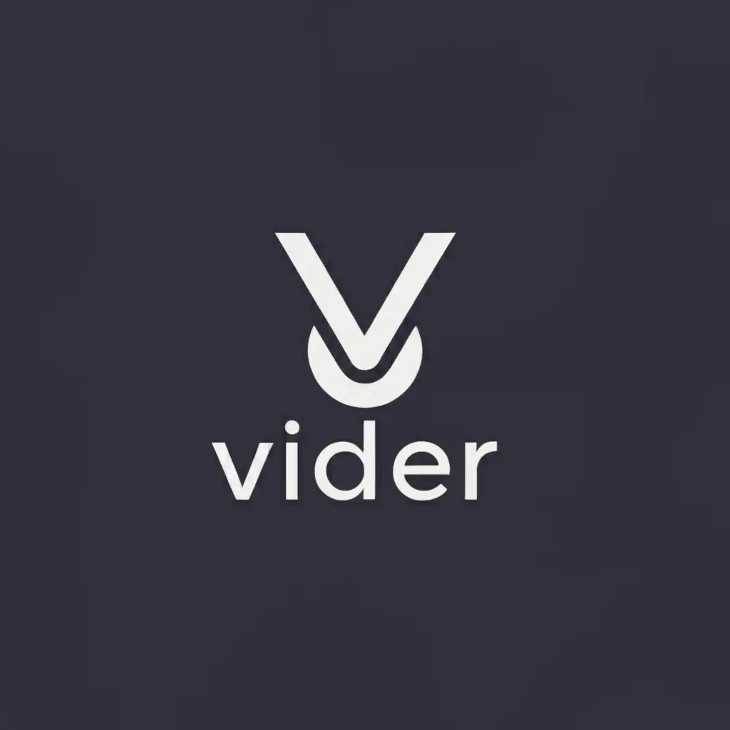 a logo design,with the text "ViDLer", main symbol:modern with elegant lines download icon in monochrome,Minimalistic,be used in Technology industry,clear background