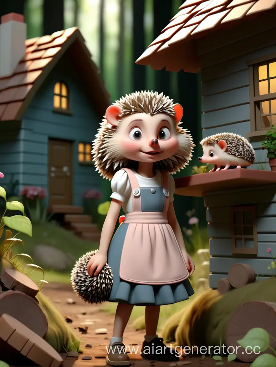 Forest-Dwelling-Hedgehog-Girl-in-a-Pinafore