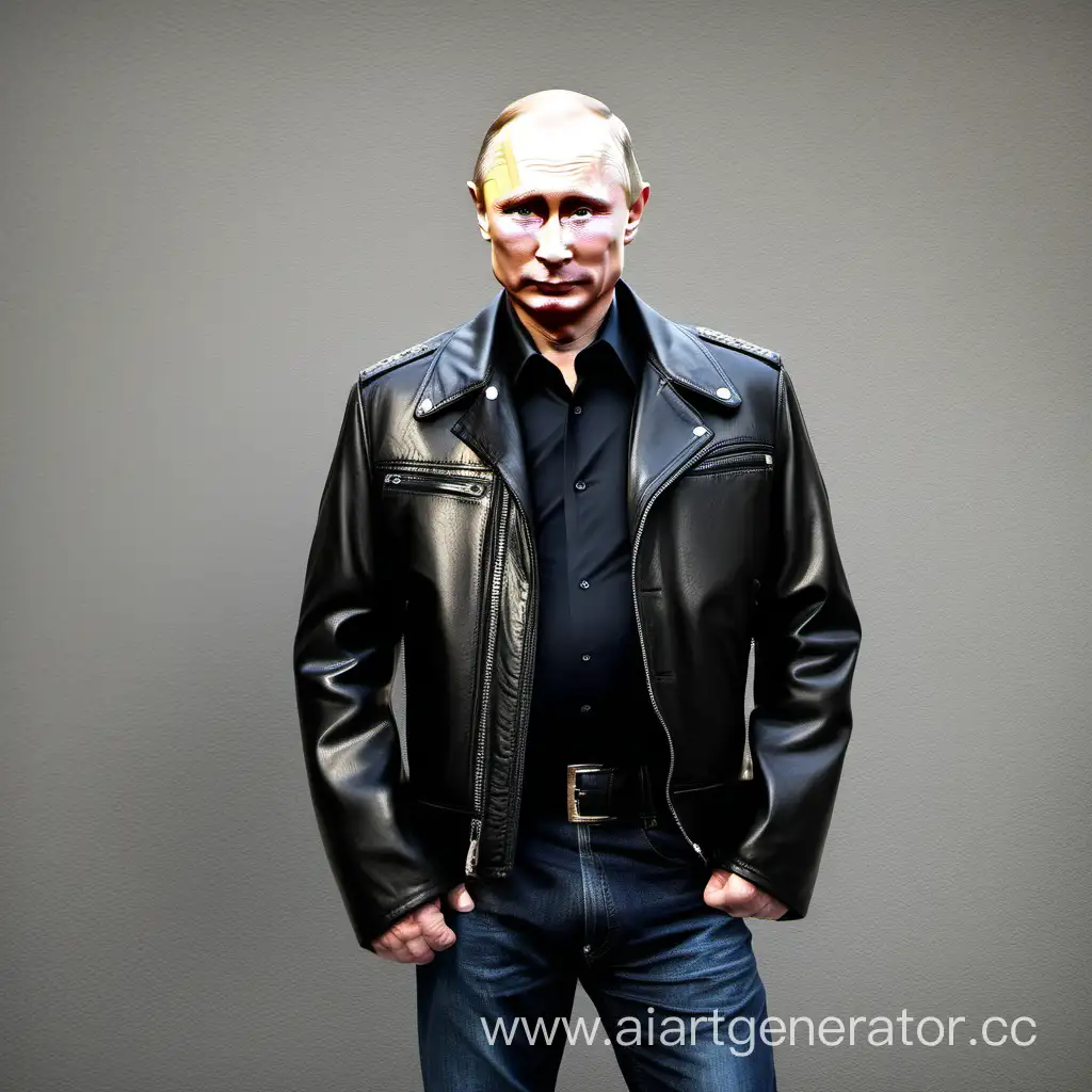 Vladimir-Putin-Sporting-a-Stylish-Leather-Jacket