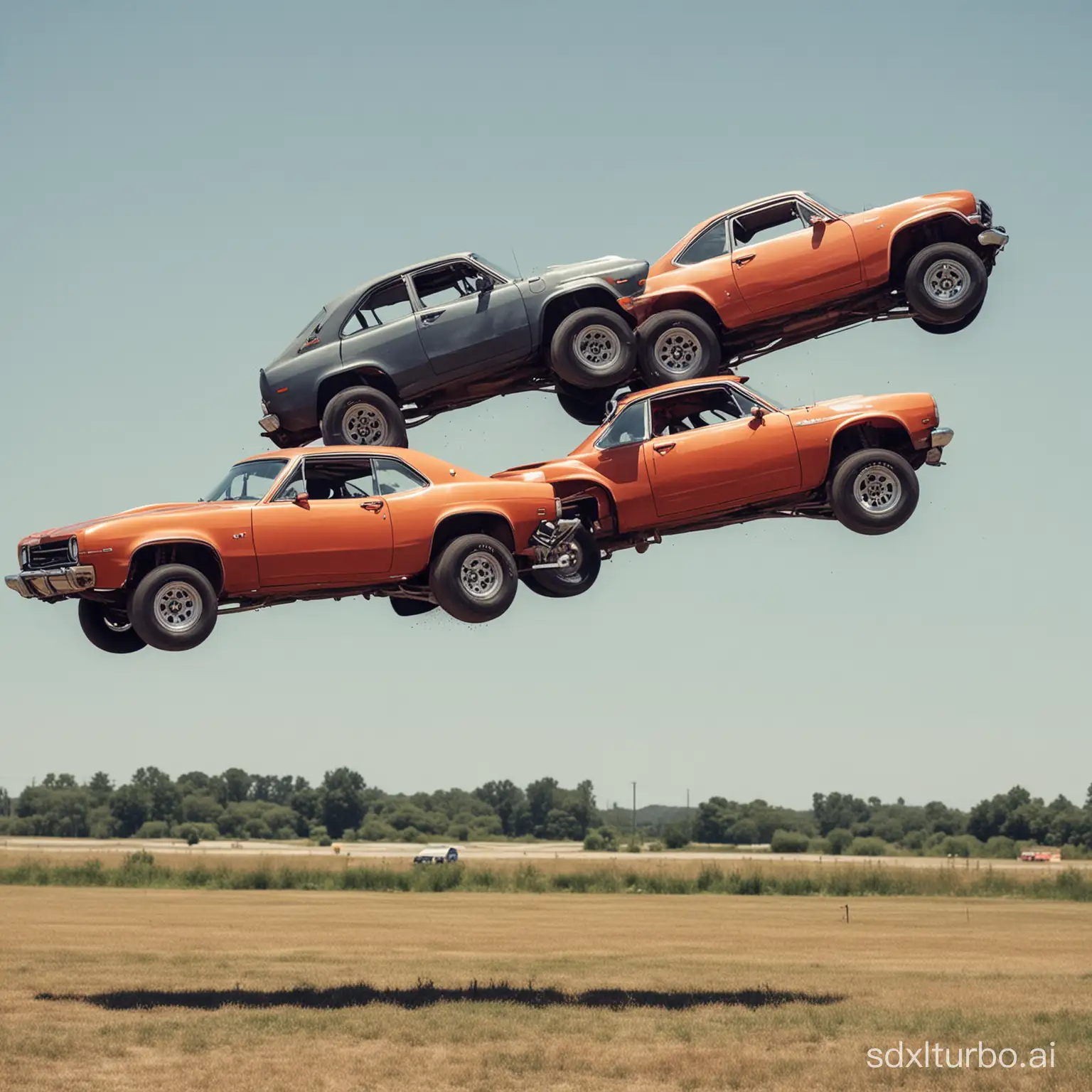 Dynamic-Car-Stunt-Three-Cars-Jumping-Over-Each-Other