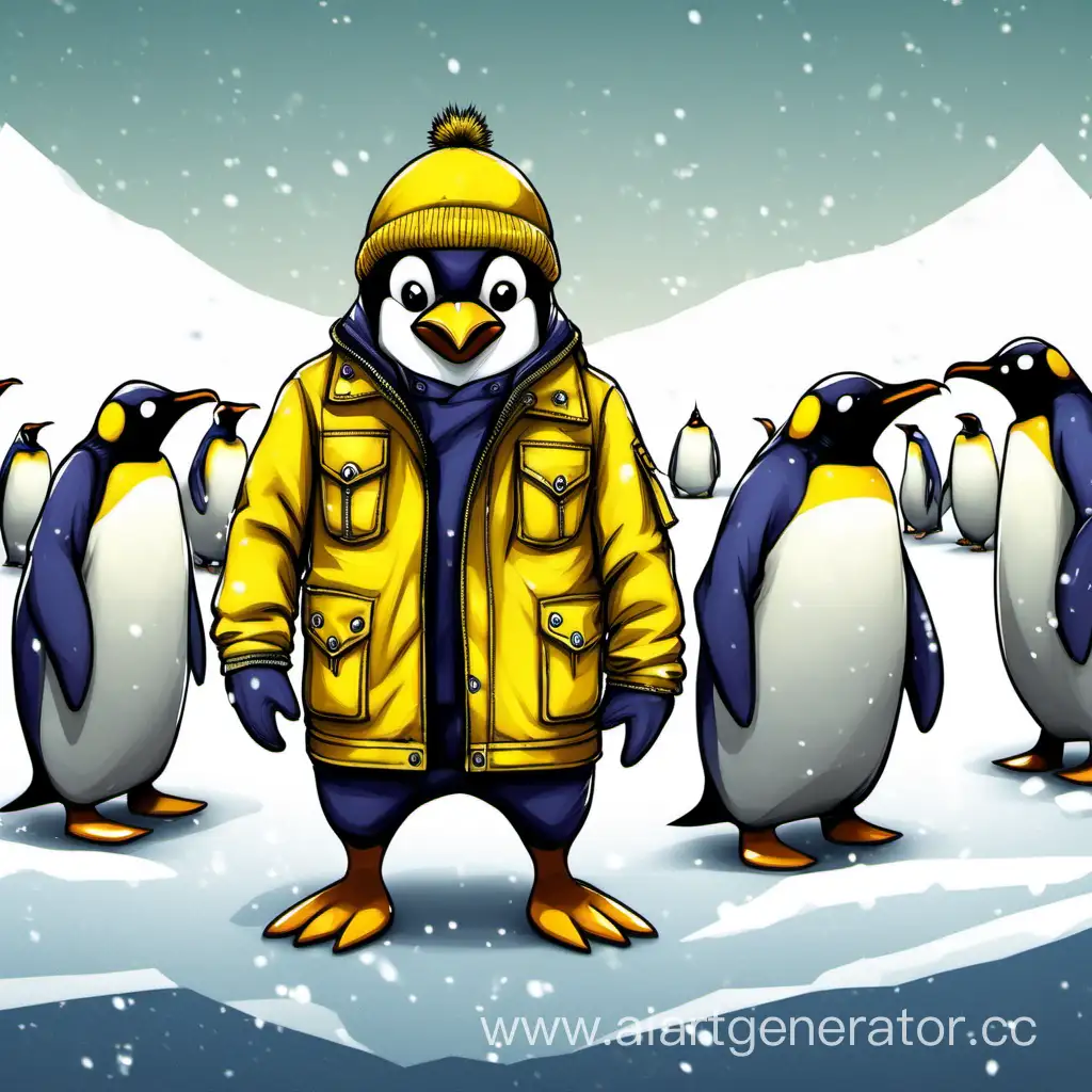 злой пингвин в желтой куртке стандофф 2





