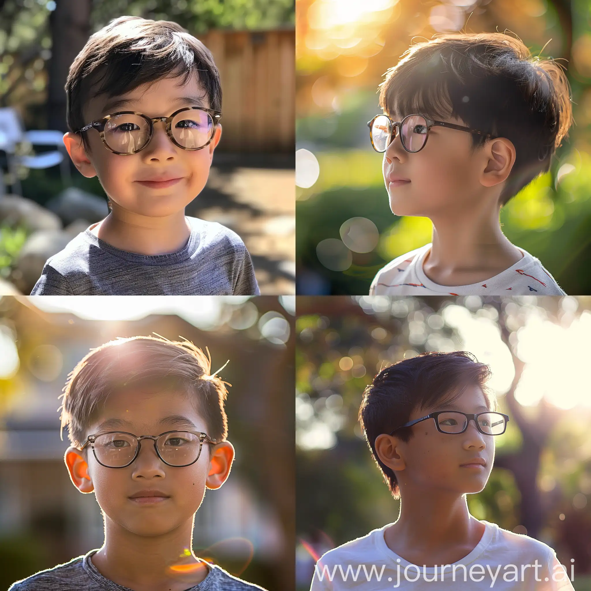 Handsome-Eastern-Boy-Wearing-Glasses-in-Sunlight