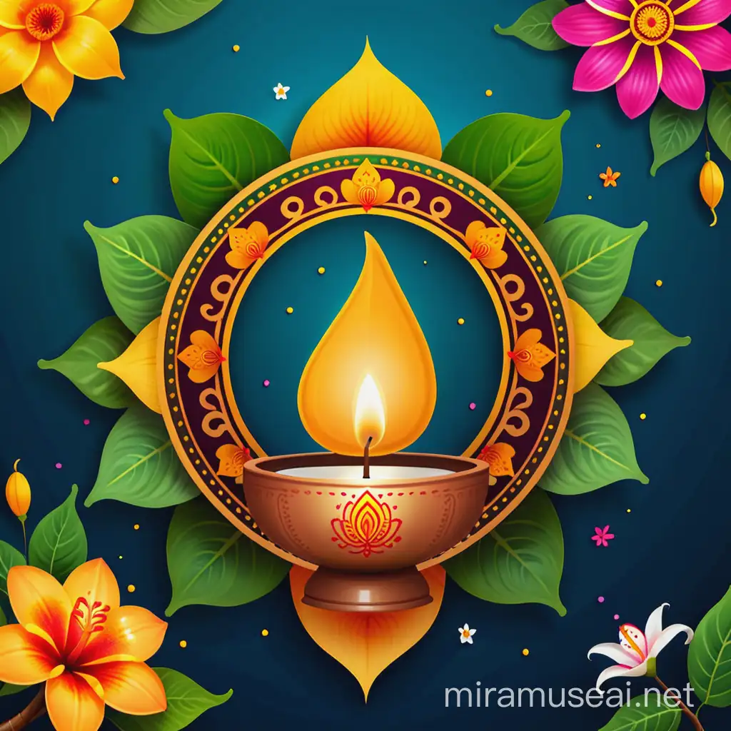 Colorful Sinhala and Tamil New Year Celebration Poster
