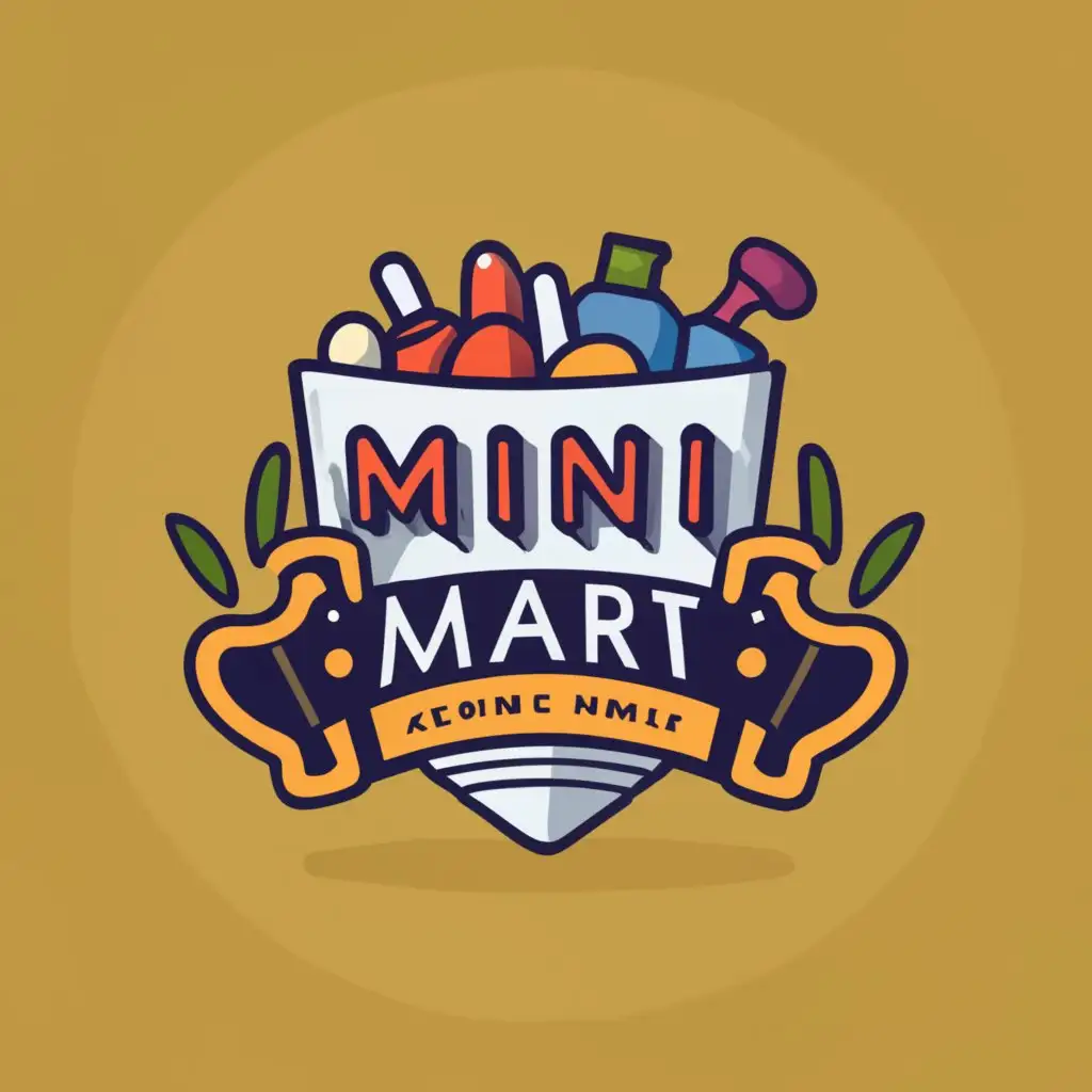 logo, GROCERY MART, with the text "MINI MART", typography, be used in Home Family industry