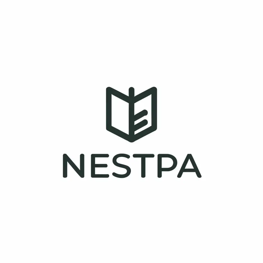 a logo design,with the text "Nestapa", main symbol:Philosophy,Moderate,be used in Education industry,clear background
