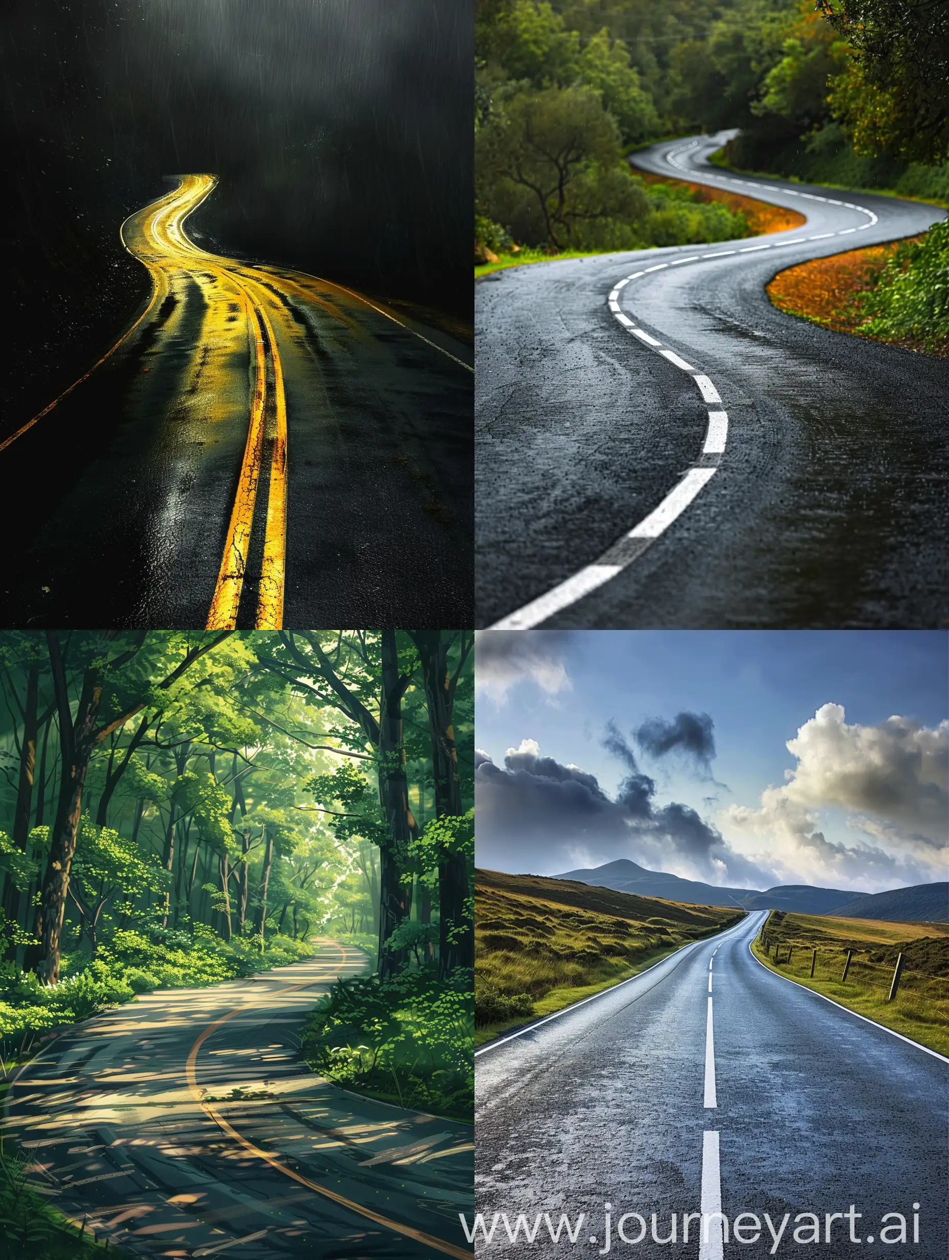 make a background of a road 