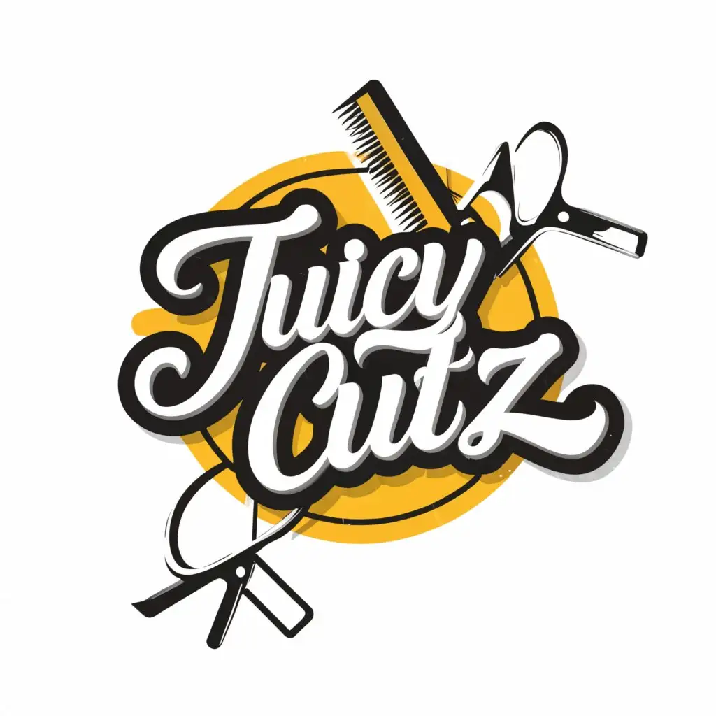 LOGO-Design-for-Juicy-Cutz-Barberthemed-Logo-with-Moderate-Style-and-Clear-Background