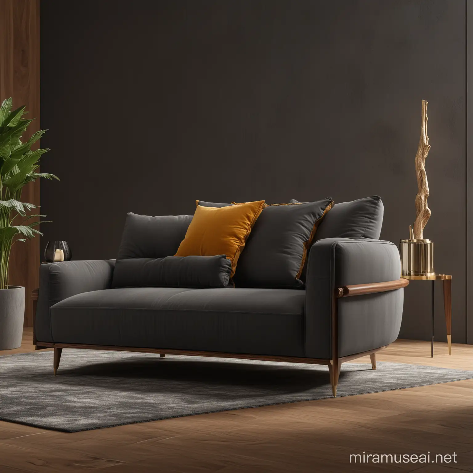 Elegant Sofa Design in a Luxurious Living Space