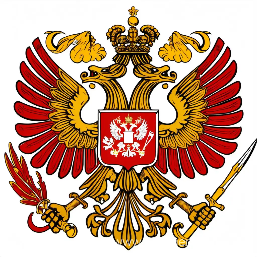 Russian-Federation-Coat-of-Arms-Heraldic-Style-Symbol-of-National-Identity