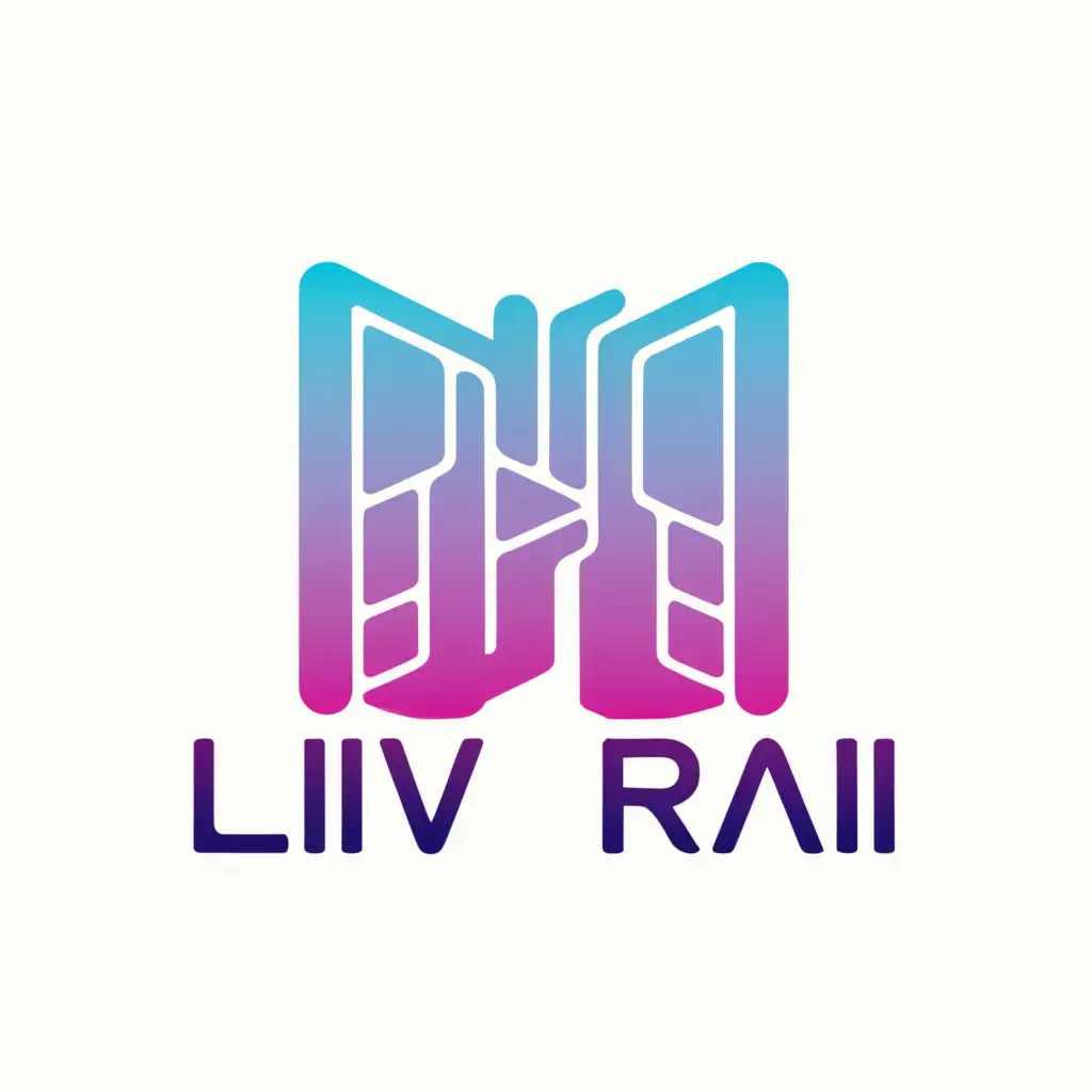 a logo design,with the text "Liv Rai", main symbol:imposibble,complex,be used in Technology industry,clear background