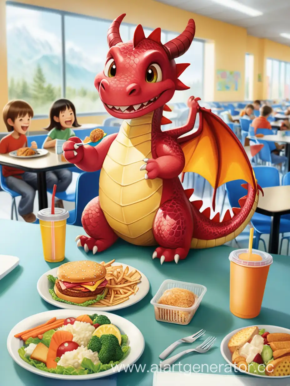 Joyful-Dragon-Feasting-in-the-Enchanted-Cafeteria