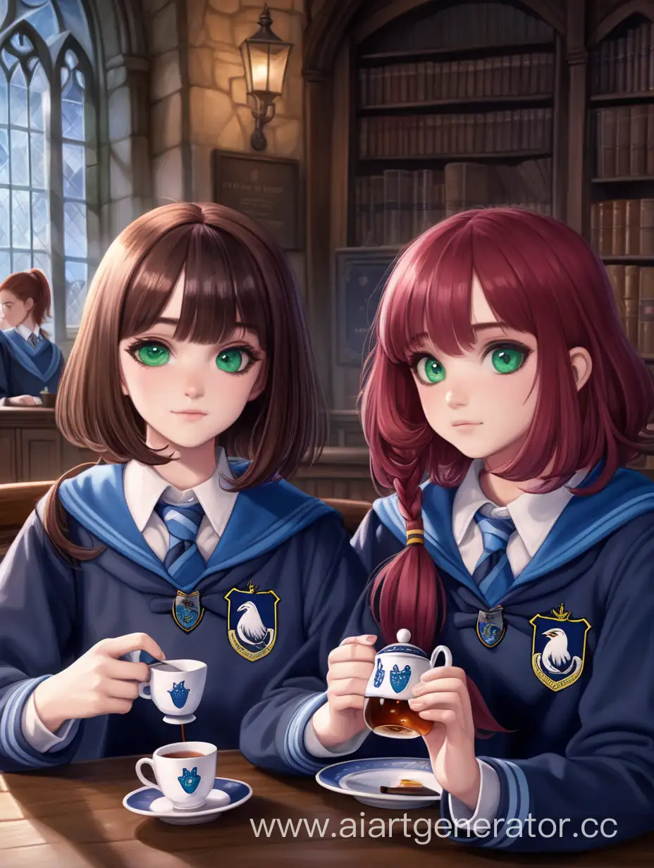 Tea-Time-with-Ravenclaw-and-Hufflepuff-Friends